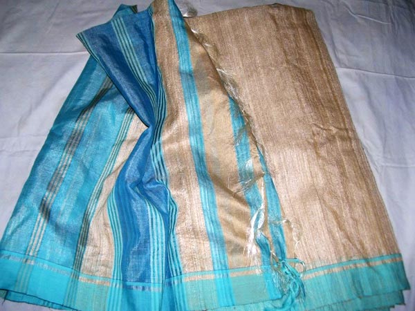 Manufacturers Exporters and Wholesale Suppliers of Ghicha Saree Bhagalpur Bihar